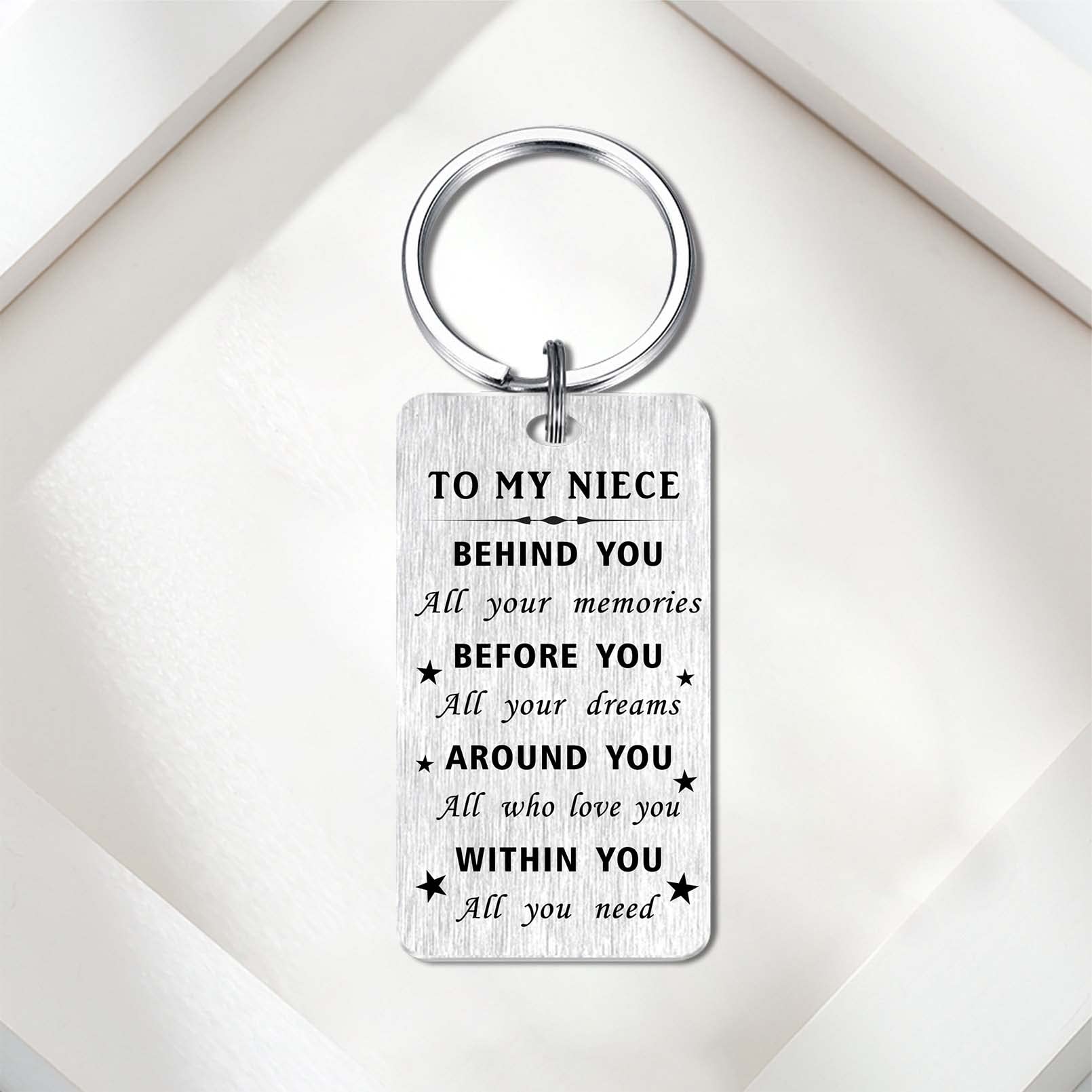 Class of 2025 Graduation Keychain - Personalized Behind You All Your Memories Gift for High School & College Graduates - Perfect Graduation Party Favors, Senior Year Keepsake & Commencement Gift Idea