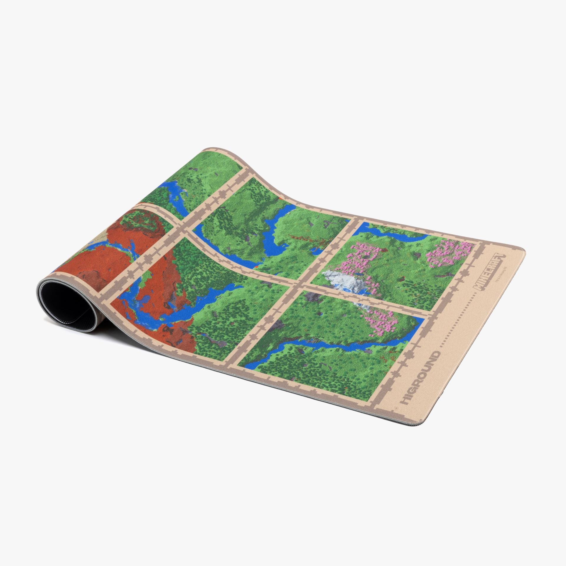HG x Minecraft XL Gaming Mousepad with Map Design - Perfect for PC, Laptop & Gaming Setup