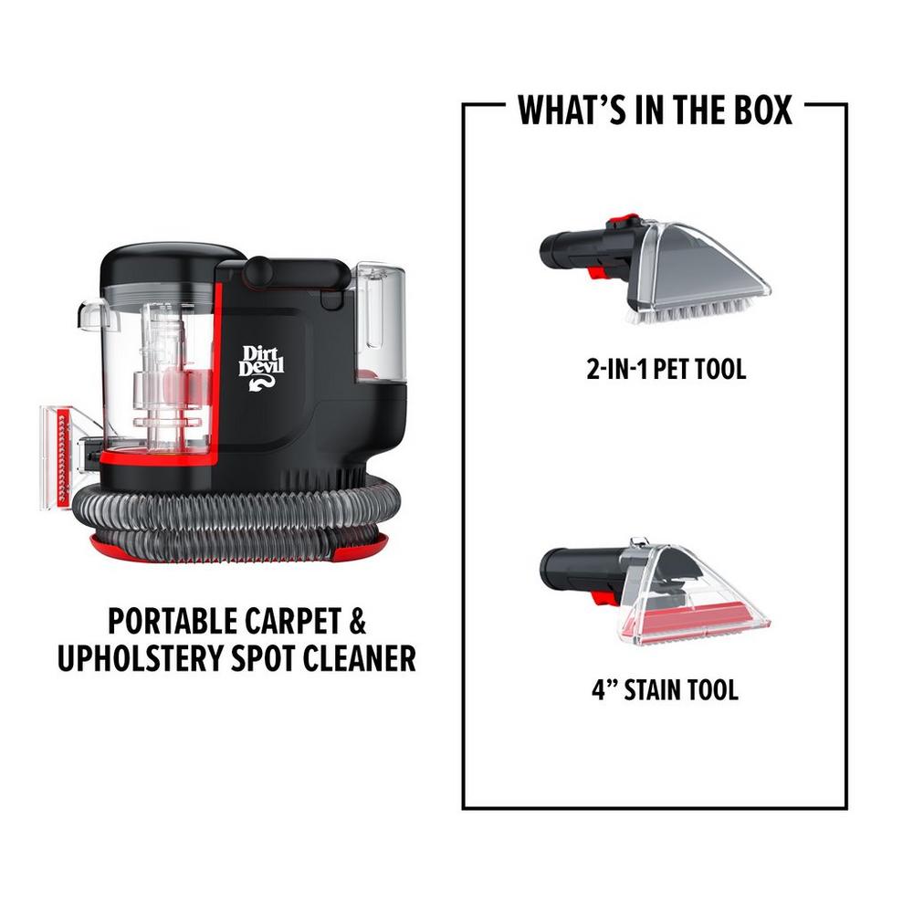 Portable Carpet & Upholstery Spot Cleaner Machine - Powerful Stain Remover for Home, Car, Pet Accidents - Quick & Easy Cleaning Solution for Sofas, Mattresses, Rugs