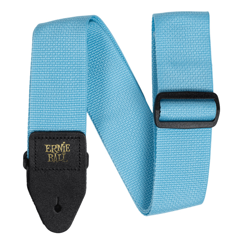 Ernie Ball Polypro Guitar Strap - Adjustable & Comfortable - Breaker Blue - Perfect for Electric & Acoustic Guitars - Stage & Studio Use