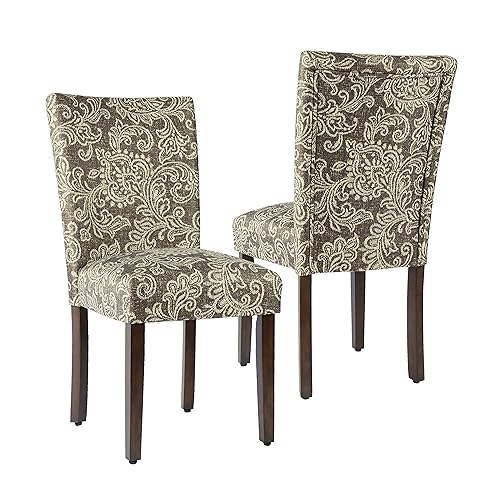 Brown Jacobean Print