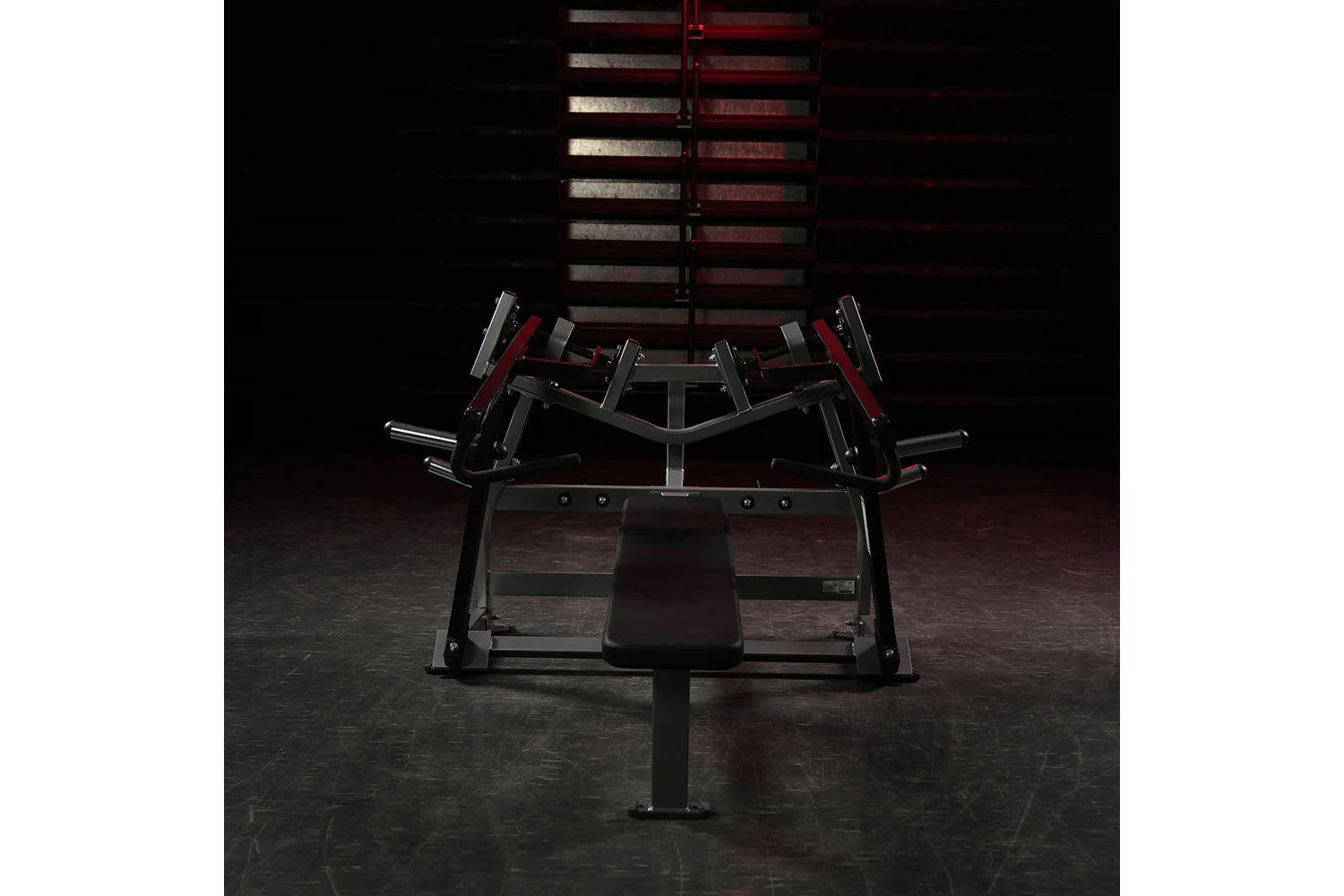 Hammer Strength Plate Loaded Iso-Lateral Horizontal Bench Press - Commercial Gym Equipment for Strength Training & Bodybuilding Workouts
