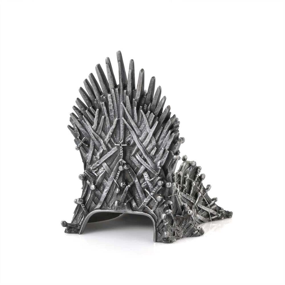 Royal Selangor Handcrafted Game of Thrones Pewter Iron Throne Phone Stand - Premium Gift for Fans - Perfect for Displaying Smartphones & Tablets in Home or Office