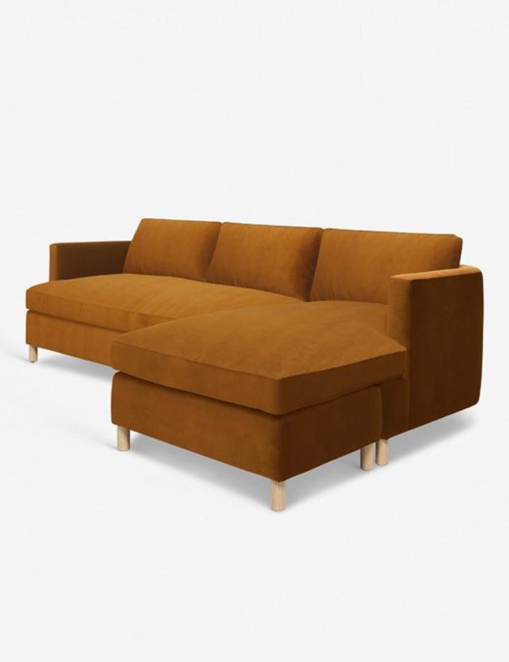 Belton Sectional Sofa by Ginny Macdonald - Modern L-Shaped Couch for Living Room, Family Room & Lounge | Comfortable Fabric Upholstery