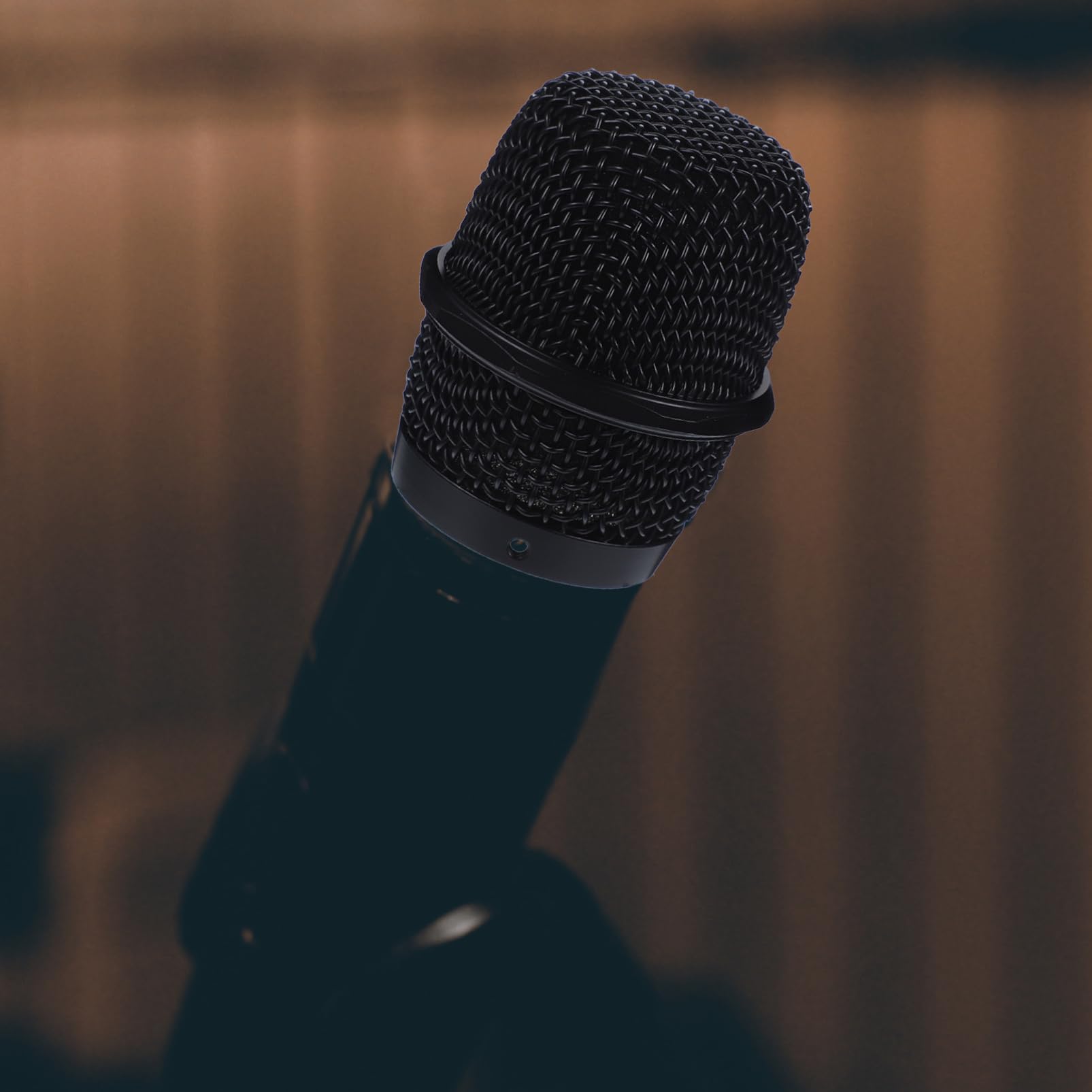 Replacement Microphone Grille Head Mesh Cover - Black Metal Mic Accessory Compatible with bs-/ - Mic | Perfect for Studio Recording, Podcasting & Live Performances