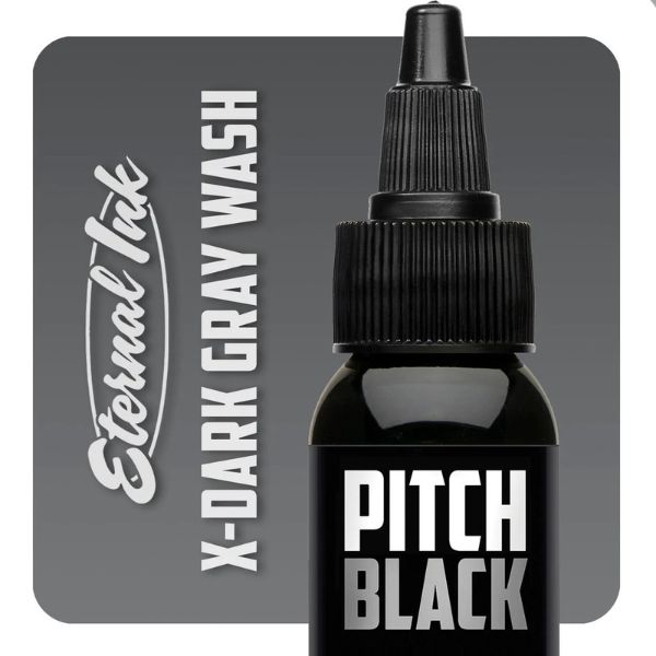 Eternal Pitch Black Gray Wash Set - Premium Hair Dye Kit for Dark Gray & Black Hair - Perfect for Salon & At-Home Hair Coloring