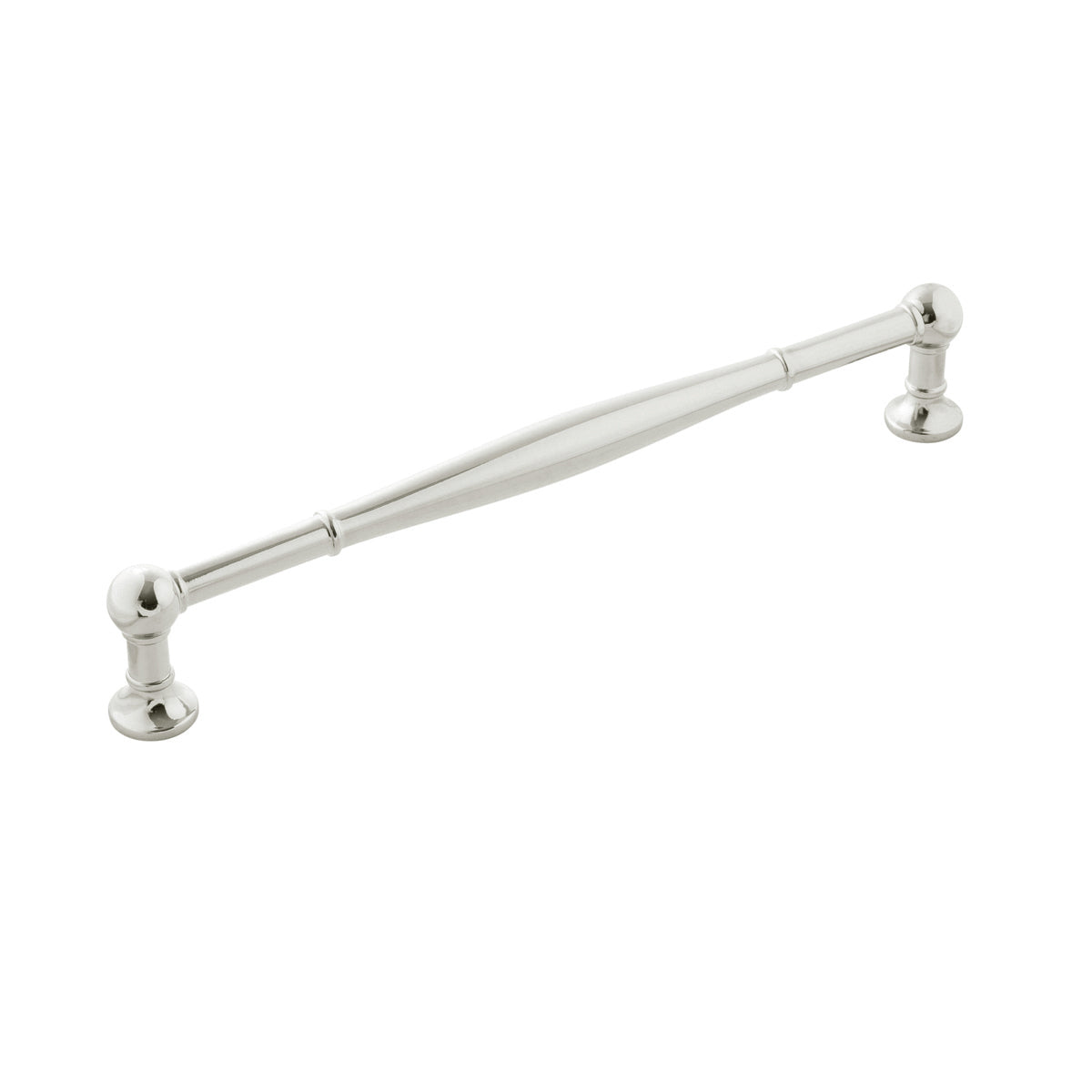 12 Inch Center to Center Fuller Appliance Pull - Polished Nickel Finish Cabinet Handle for Kitchen & Bathroom Cabinets - Durable & Stylish Hardware for Home Improvement