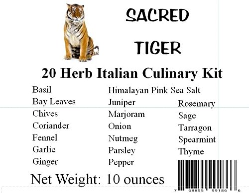 Premium Italian Herb & Spice Kit - 20 Authentic Italian Seasonings in Elegant Storage Box for Pasta, Pizza, Risotto & Mediterranean Cooking | Perfect Italian Cooking Gift Set for Chefs & Food Lovers