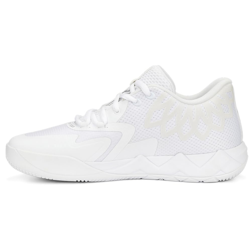 PUMA Women's MB.01 Low Basketball Shoes - White | Lightweight & Breathable for Court Performance & Casual Wear