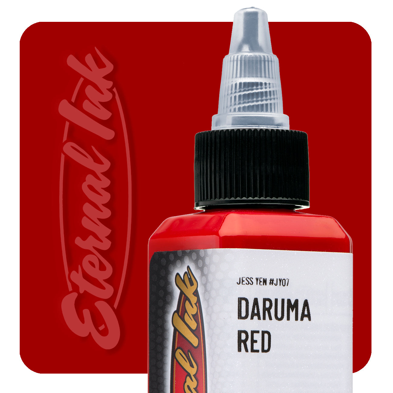 Eternal Jess Yen Daruma Red Ink 2oz - Premium Japanese Calligraphy Ink for Sumi-e Painting, Brush Writing & Art Projects