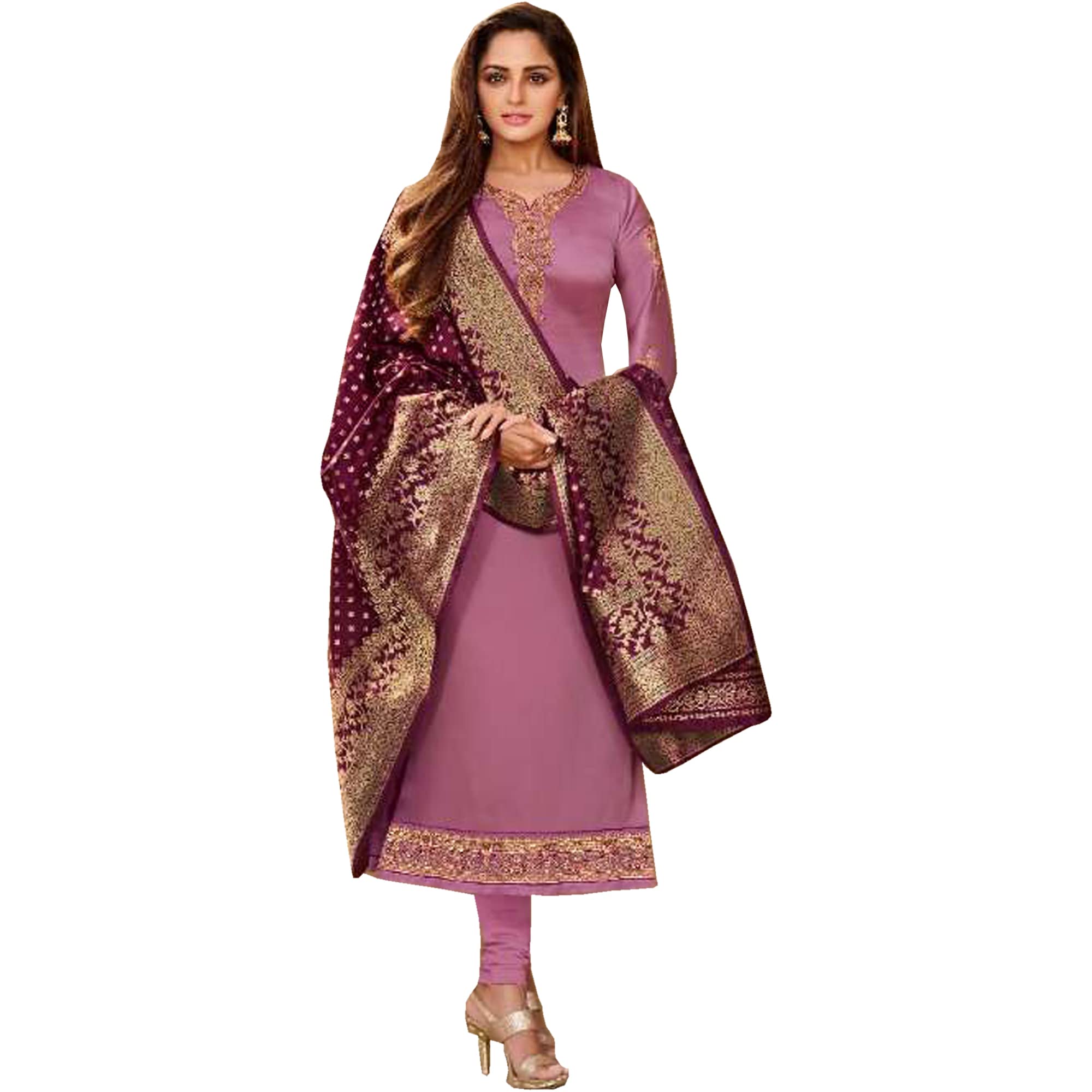 Stylish Ready-to-Wear Churidar Salwar Kameez Dupatta Dresses for Women | Designer Indian Outfits | Perfect for Weddings, Parties & Festive Occasions