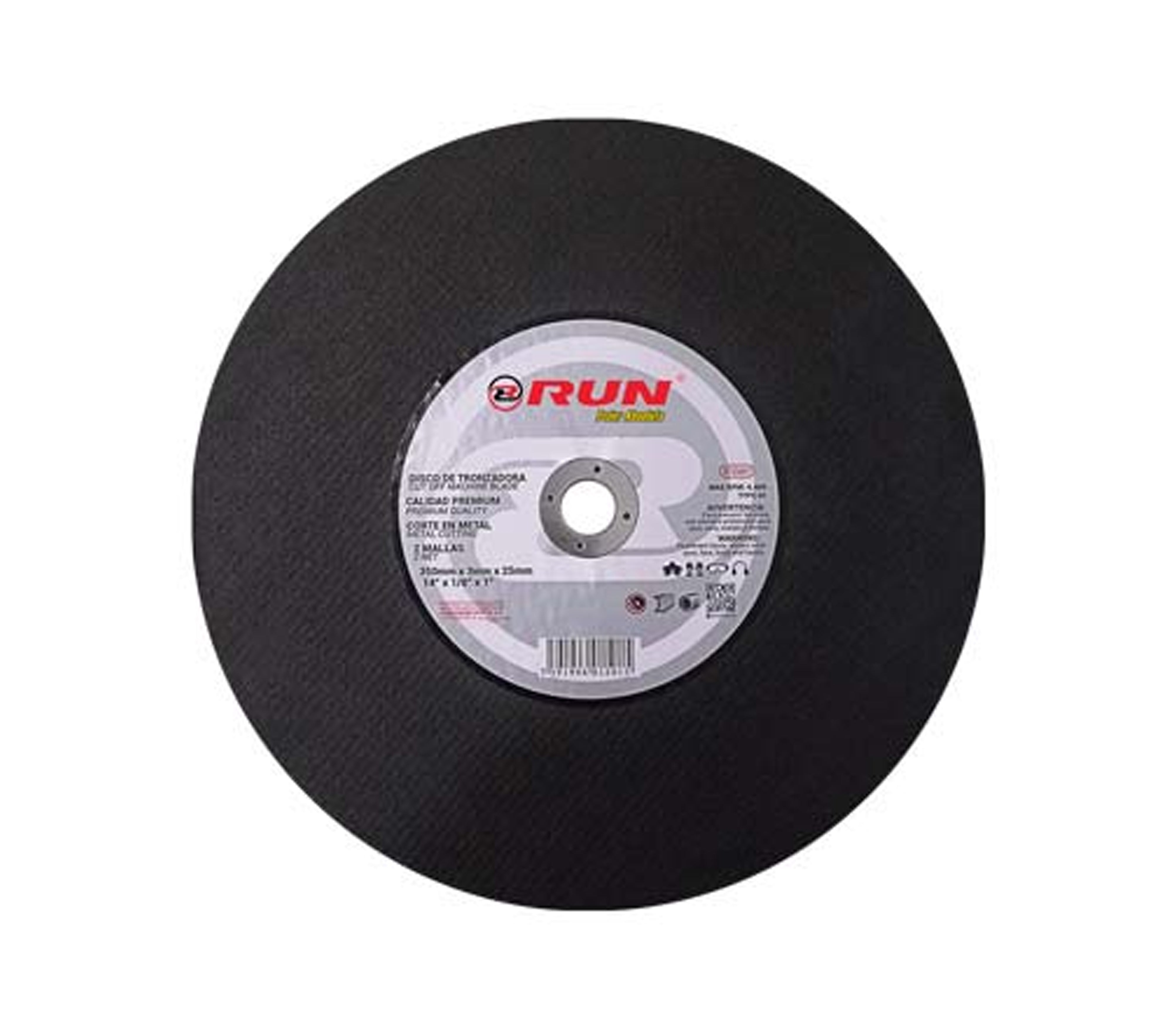 14x1/8x1 Inch Metal Cutting Disc for Chop Saw - Premium Abrasive Blade for Fast, Smooth Cuts on Steel, Iron & Metal Pipes (Workshop, Construction & DIY Projects)