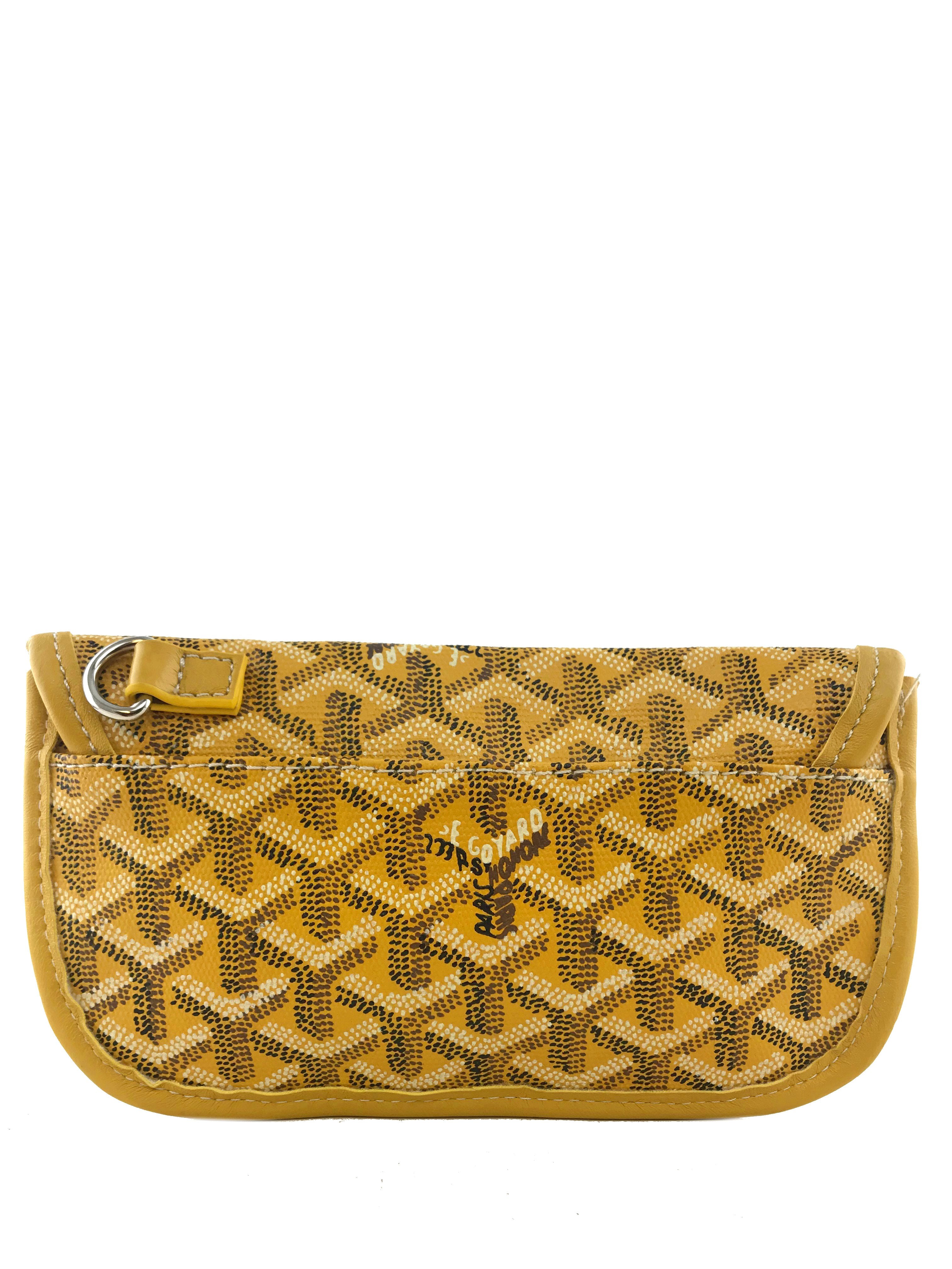Goyard St. Louis Pochette Handbag - Luxury Goyardine Canvas Tote Bag for Women, Perfect for Travel, Work & Everyday Use