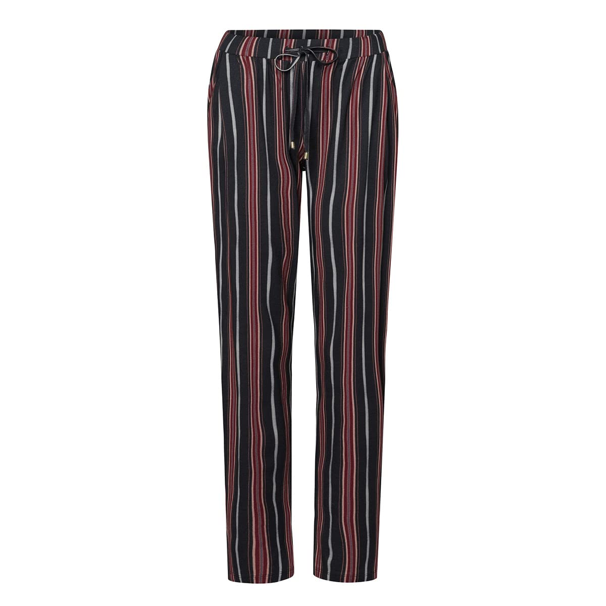 HANRO Women's Soft Printed Knit Lounge Pants for Sleep & Relaxation - Comfortable Elastic Waist Long Pajama Bottoms for Home, Travel & Yoga