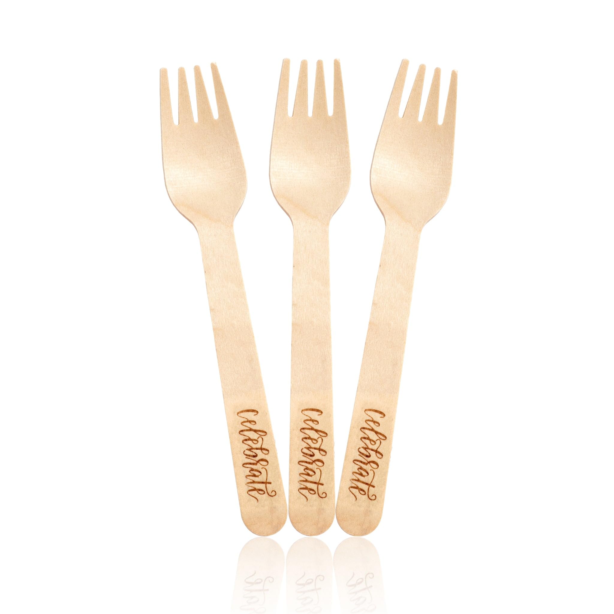 Eco-Friendly Disposable Forks - 100 Pack Biodegradable Compostable Cutlery for Birthday Parties, Weddings, Catering & Events | Plastic-Free Alternative for Sustainable Dining & Outdoor Picnics