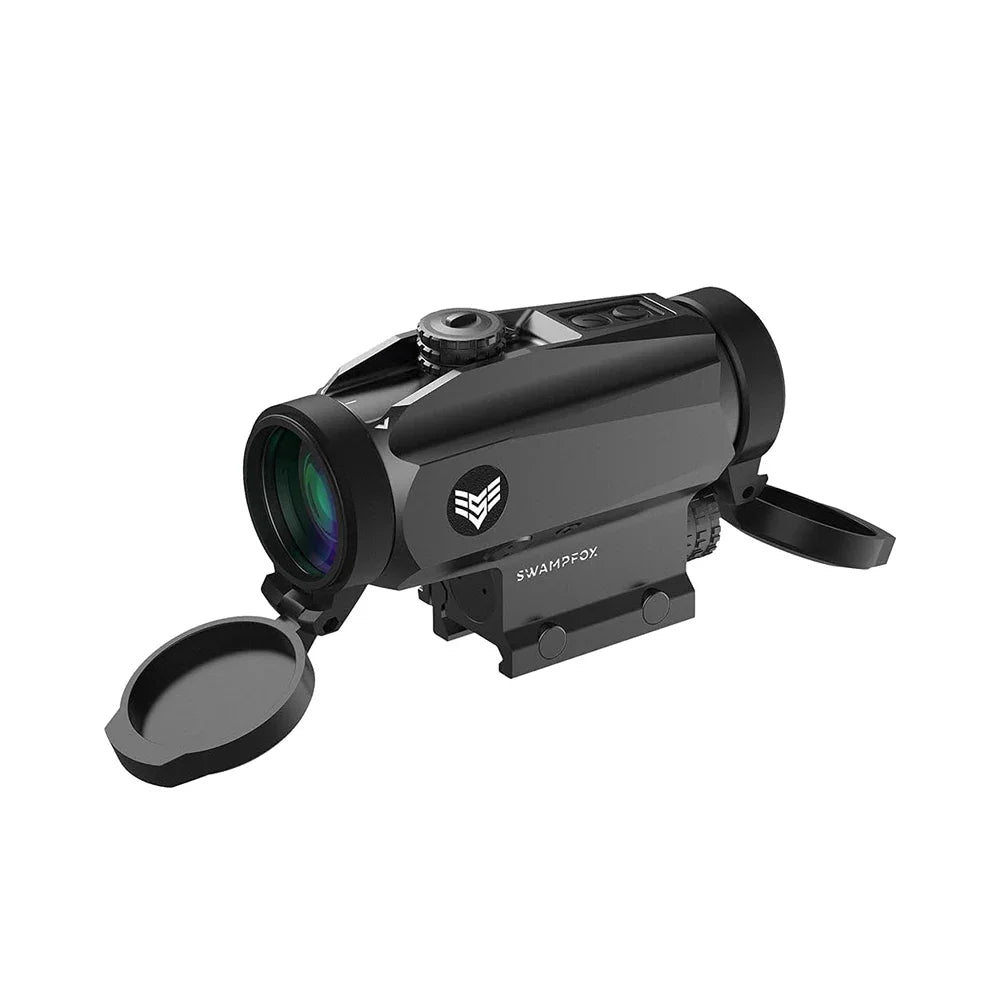 Swampfox Trihawk 3x30mm Prism Scope with Red Dot Sight - BDC/MOA Reticle for Airsoft, Hunting & Tactical Shooting | Compact & Durable Optical Sight for Outdoor Adventures