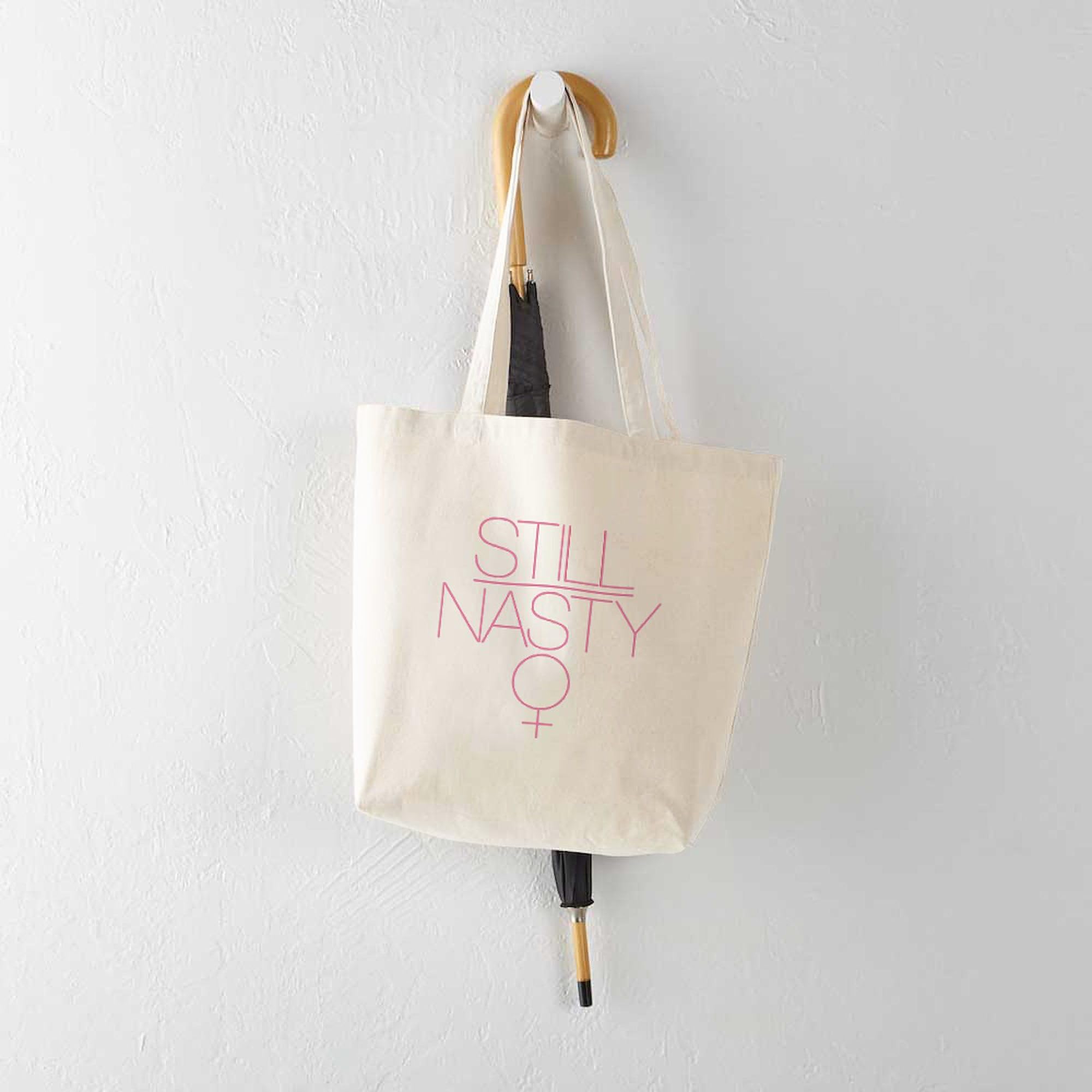 Still Nasty Natural Canvas Tote Bag - Eco-Friendly Reusable Shopping Bag for Groceries, Beach & Daily Use | Funny Slogan Tote