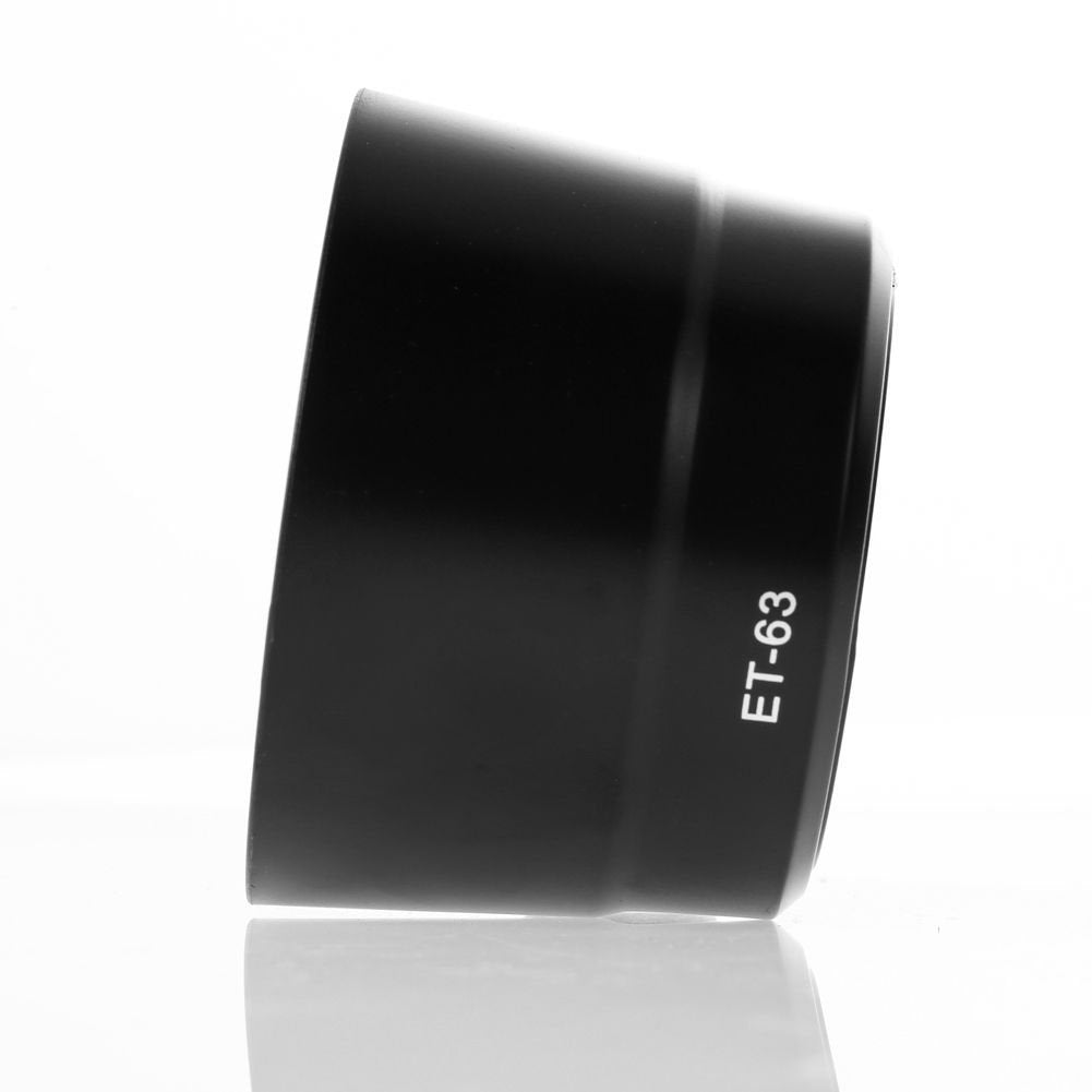 Canon EF-S 55-250mm f/4-5.6 IS STM Lens Hood Replacement - 60mm ET-63 Compatible with DSLR Cameras - Perfect for Outdoor Photography, Travel & Wildlife Shooting