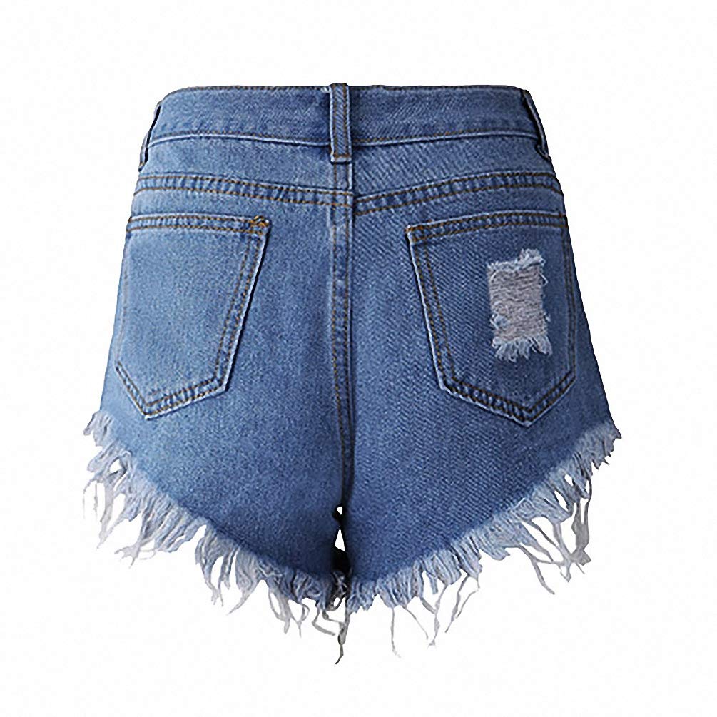 Plus Size Women's Low Waist Denim Shorts - Trendy Streetwear Fashion for Casual Outings & Summer Vacations