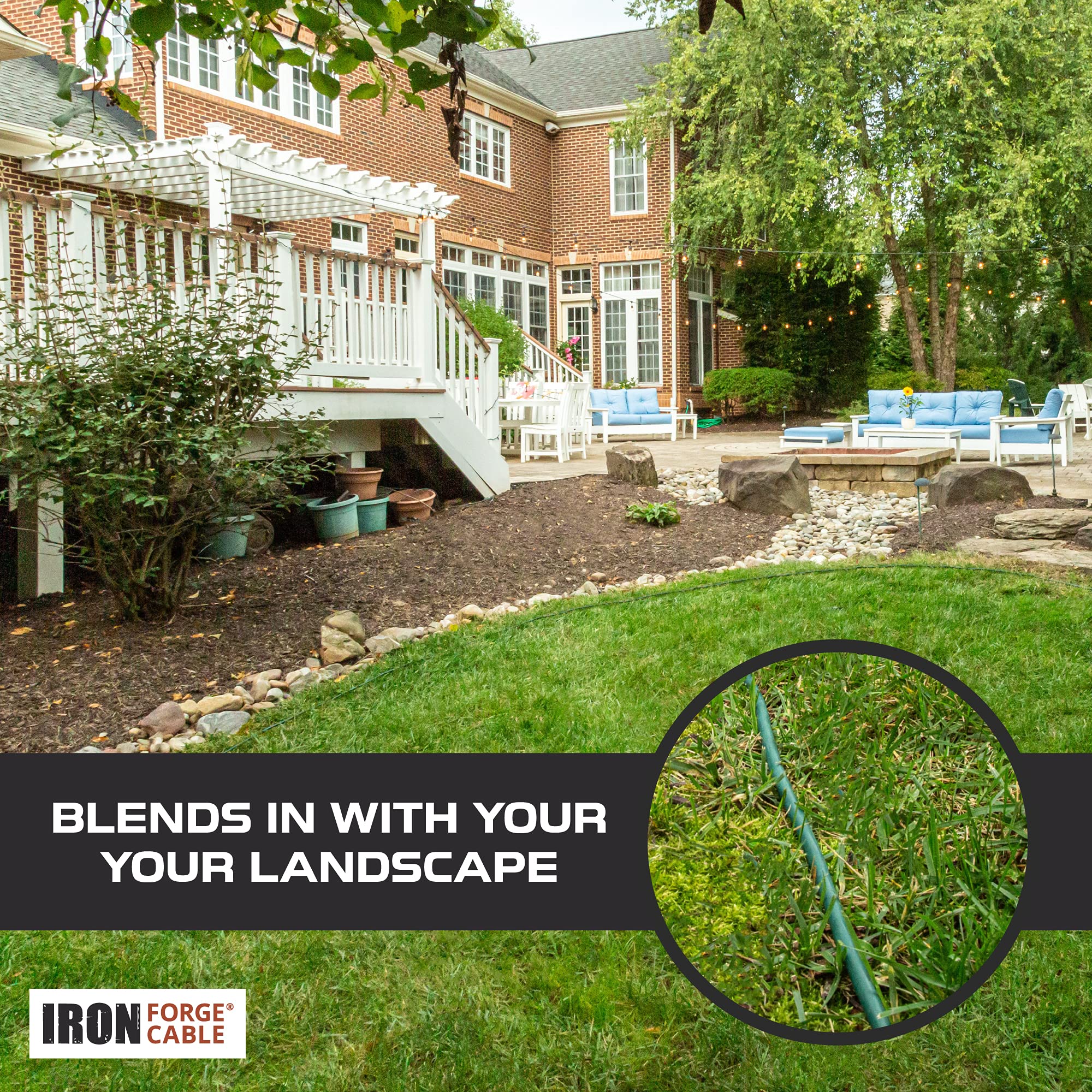 Heavy Duty 200 ft Outdoor Extension Cord - 16/3 SJTW Weatherproof Power Cable with 3 Prong Plug for Outdoor Lights, Lawn Equipment & Landscaping | US Veteran Owned | Perfect for Backyard, Garden & Construction Sites