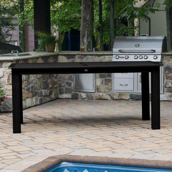 Lehigh 7-Piece Rectangular Counter Height Outdoor Dining Set - Patio, Garden, Backyard Furniture for Dining & Entertaining