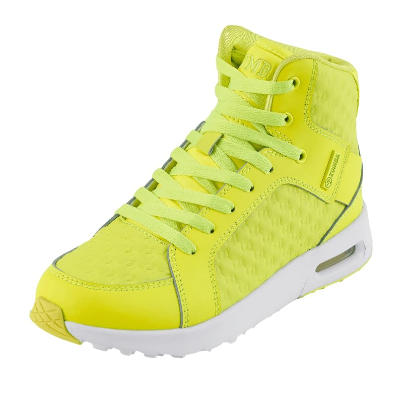 ZUMBA Street Boss Women's High Top Sneakers - Comfortable Dance & Workout Shoes for Fitness, Aerobics & Street Style | Perfect for Zumba Classes, Gym Training & Casual Wear