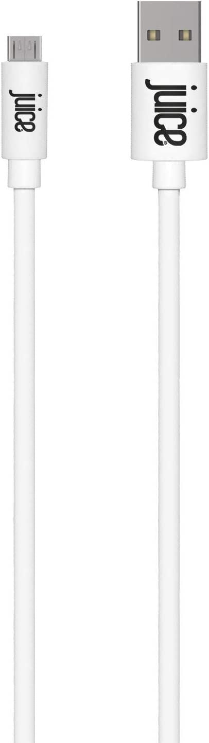 3M White Micro USB Data Cable - Fast Charging & Sync for Android Devices - Perfect for Home, Office & Travel