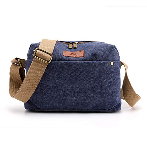 SYMY Women's Canvas Messenger Bag - Stylish Large Capacity Shoulder Bag for Work, Travel & Daily Use | All-Match Fashionable Crossbody Purse for Women