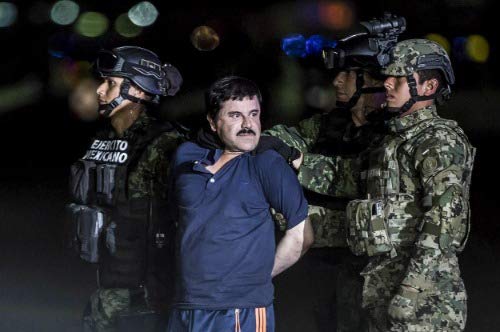 EL CHAPO JOAQUIN GUZMAN Glossy Poster - High Quality Photo Print & Wall Art Banner - Drug Lord Arrest Memorabilia - Perfect for Home Decor, Man Cave, or Collectors Display