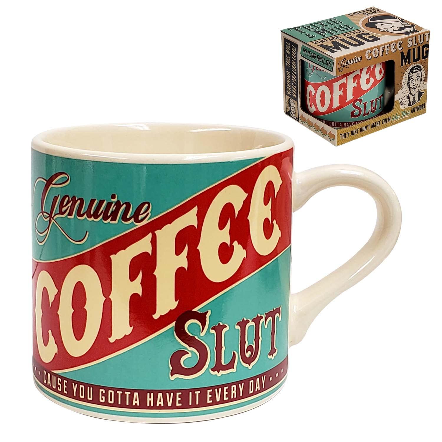 Vintage Humor Coffee Mugs - Perfect Gift for Coffee Lovers | Home & Office Use