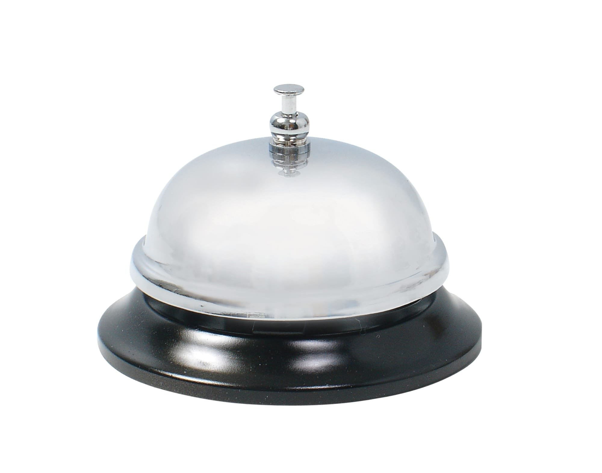 Baumgartens 43060 Chrome Desktop Call Bell - Premium Office Desk Bell for Customer Service, Reception, Restaurants & Hotels