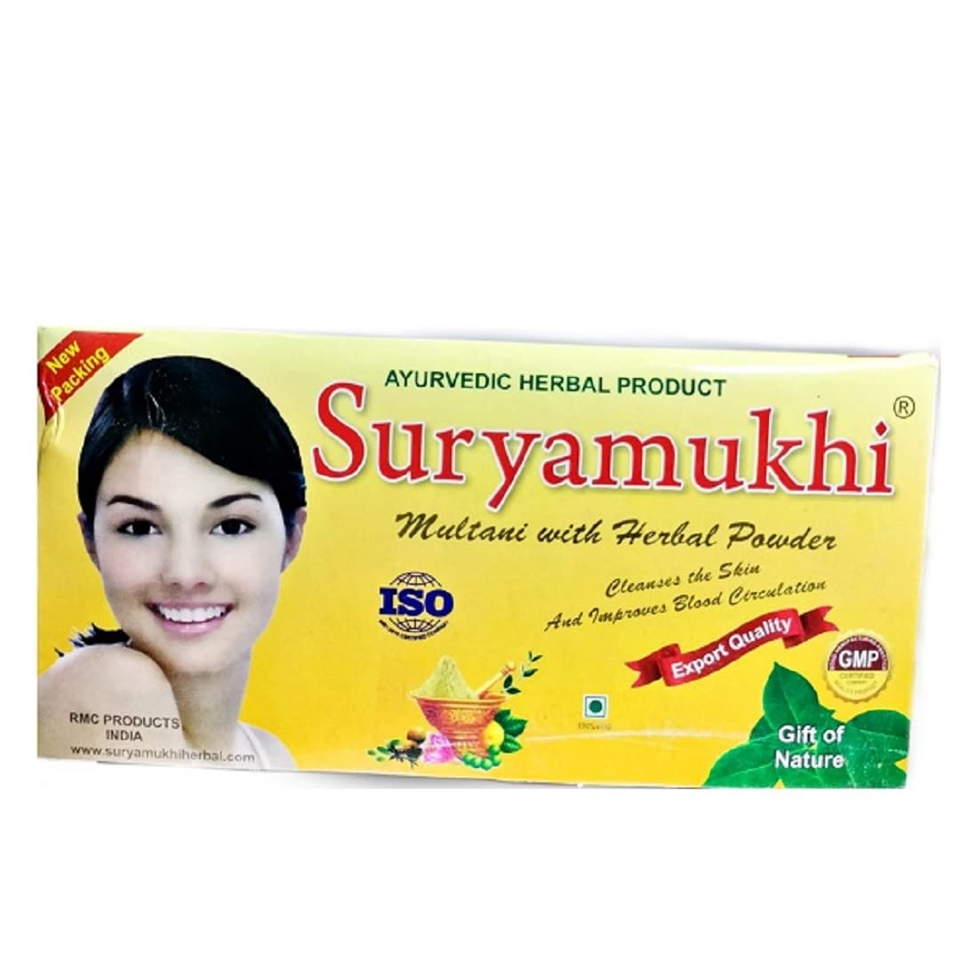 **Suryamukhi Multani Herbal Powder with Rose Flavor - 600g | Natural Skin Cleanser & Blood Circulation Booster | Export Quality | Perfect for Spa, Facial & Ayurvedic Skincare**