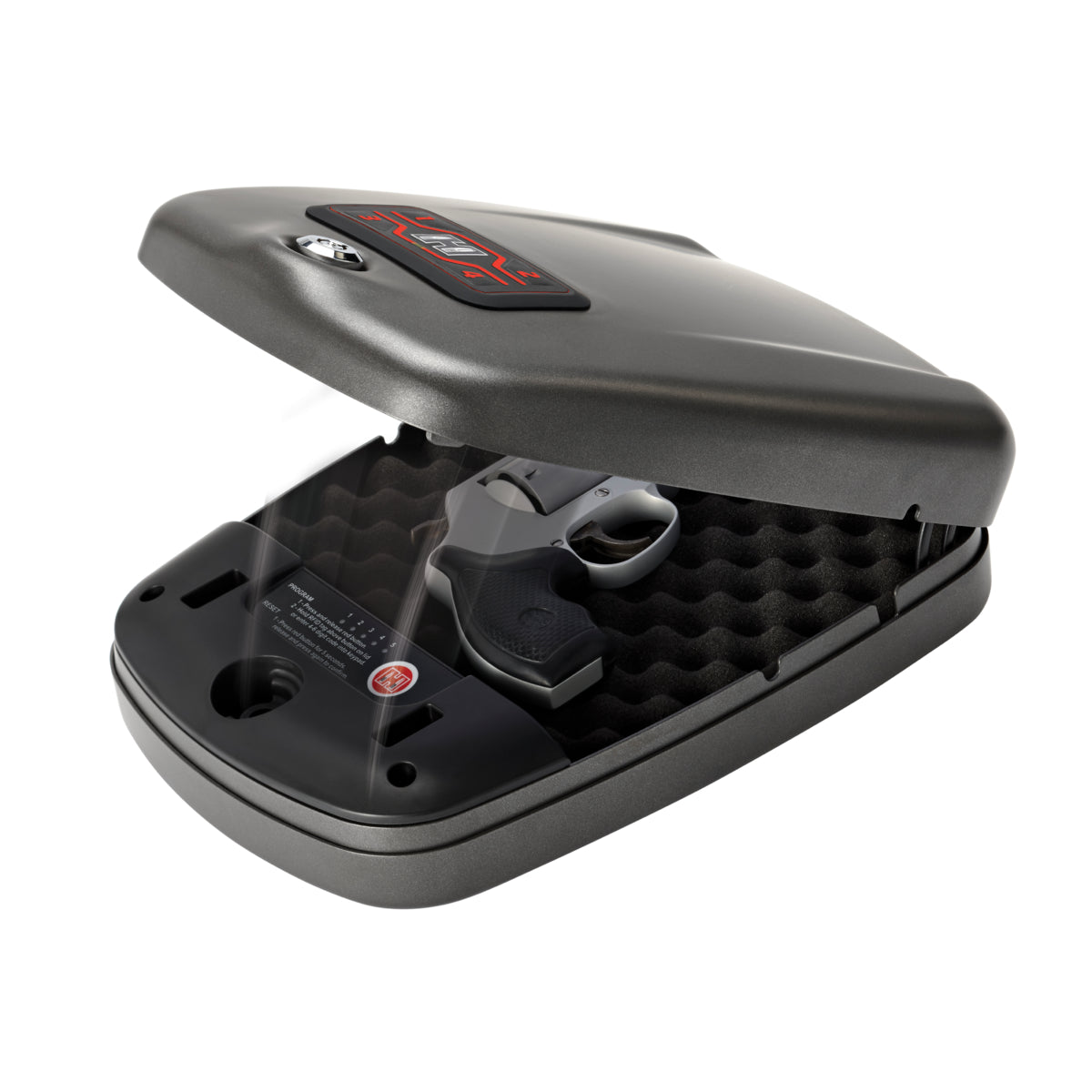 Hornady Rapid Safe 2600KP L RFID 98177 - Quick Access Biometric Gun Safe for Pistols & Handguns - Secure Storage for Home, Office & Vehicle Use