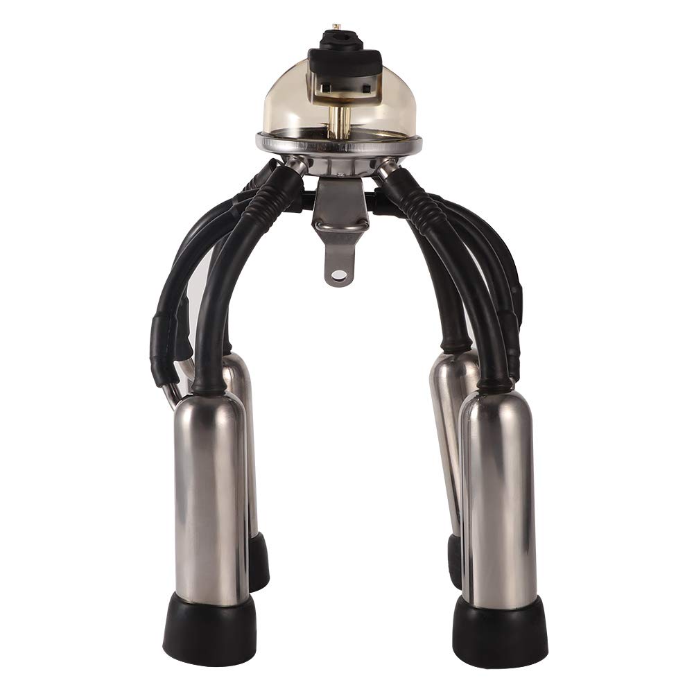 Stainless Steel Milk Collection Claw Tool - 300cc Milking Collector for Home Use | Perfect for Dairy Farmers, Goat & Cow Milking, Homemade Cheese Making