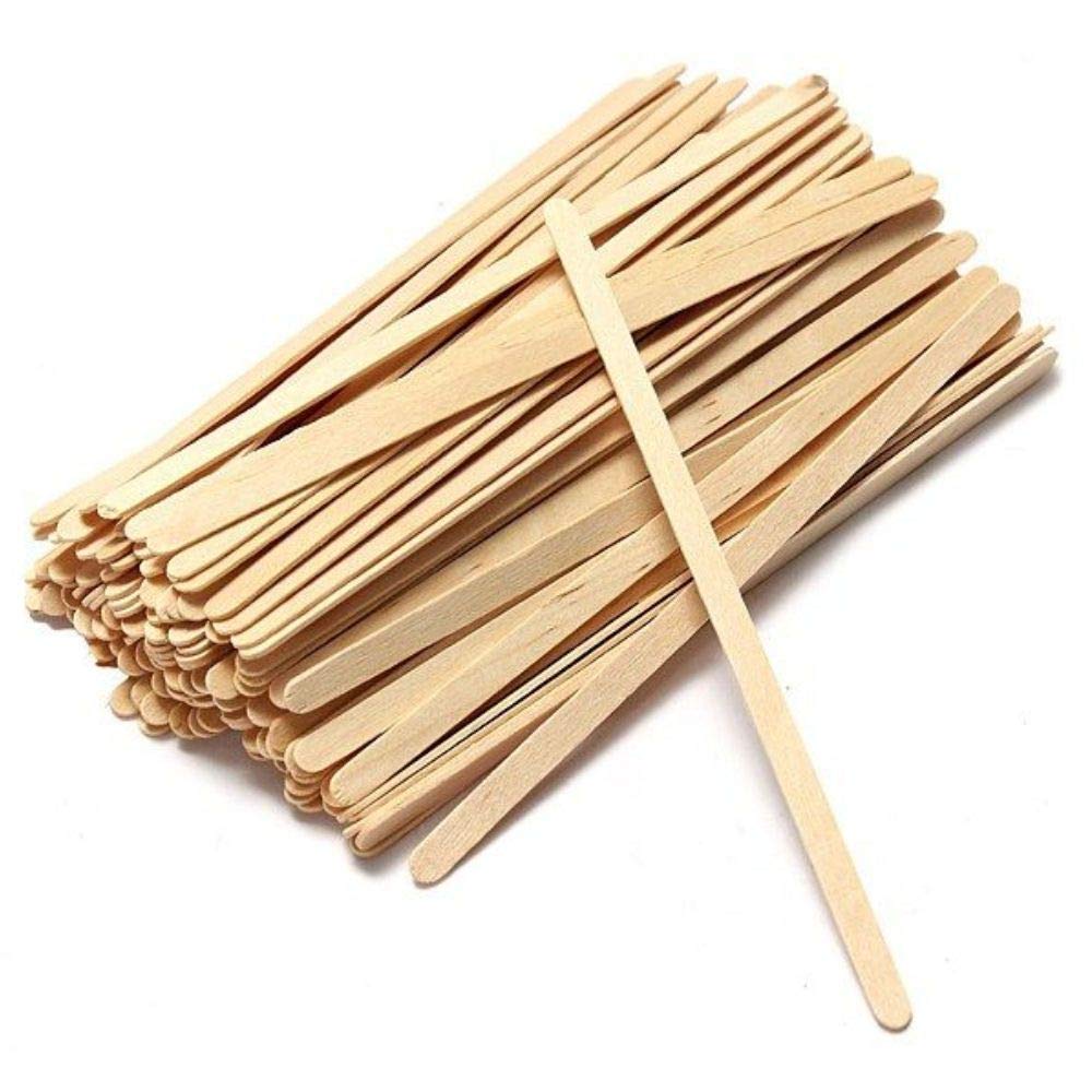 1000 Pack 7-Inch Large Wooden Coffee Stirrers - Eco-Friendly Disposable Stir Sticks for Coffee, Tea, Hot Chocolate, and Beverages - Perfect for Coffee Shops, Offices, Restaurants, and Home Use