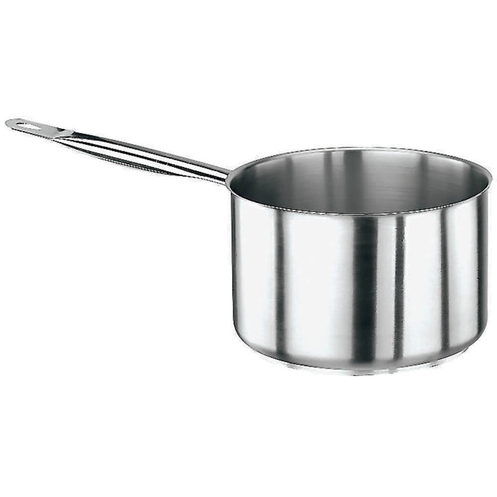 Premium 10 Quart Stainless Steel Sauce Pan with Lid - Heavy Duty Cooking Pot for Soups, Stews & Pasta - Induction Compatible for Home & Professional Kitchens