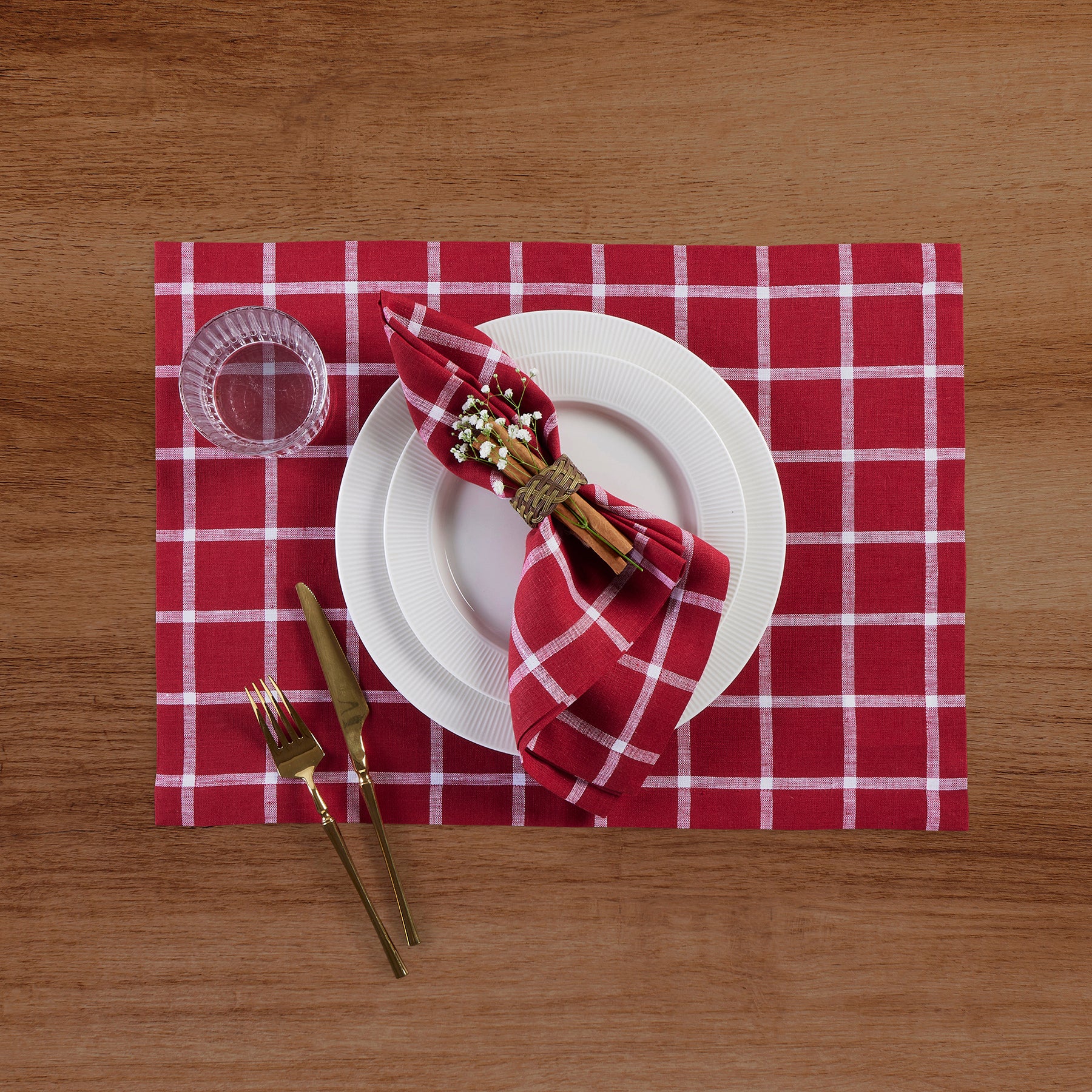 Stylish Windowpane Placemats Set of 4 - Modern Clear Vinyl Table Mats for Dining, Kitchen, and Party Decor - Perfect for Home, Restaurant, and Outdoor Use