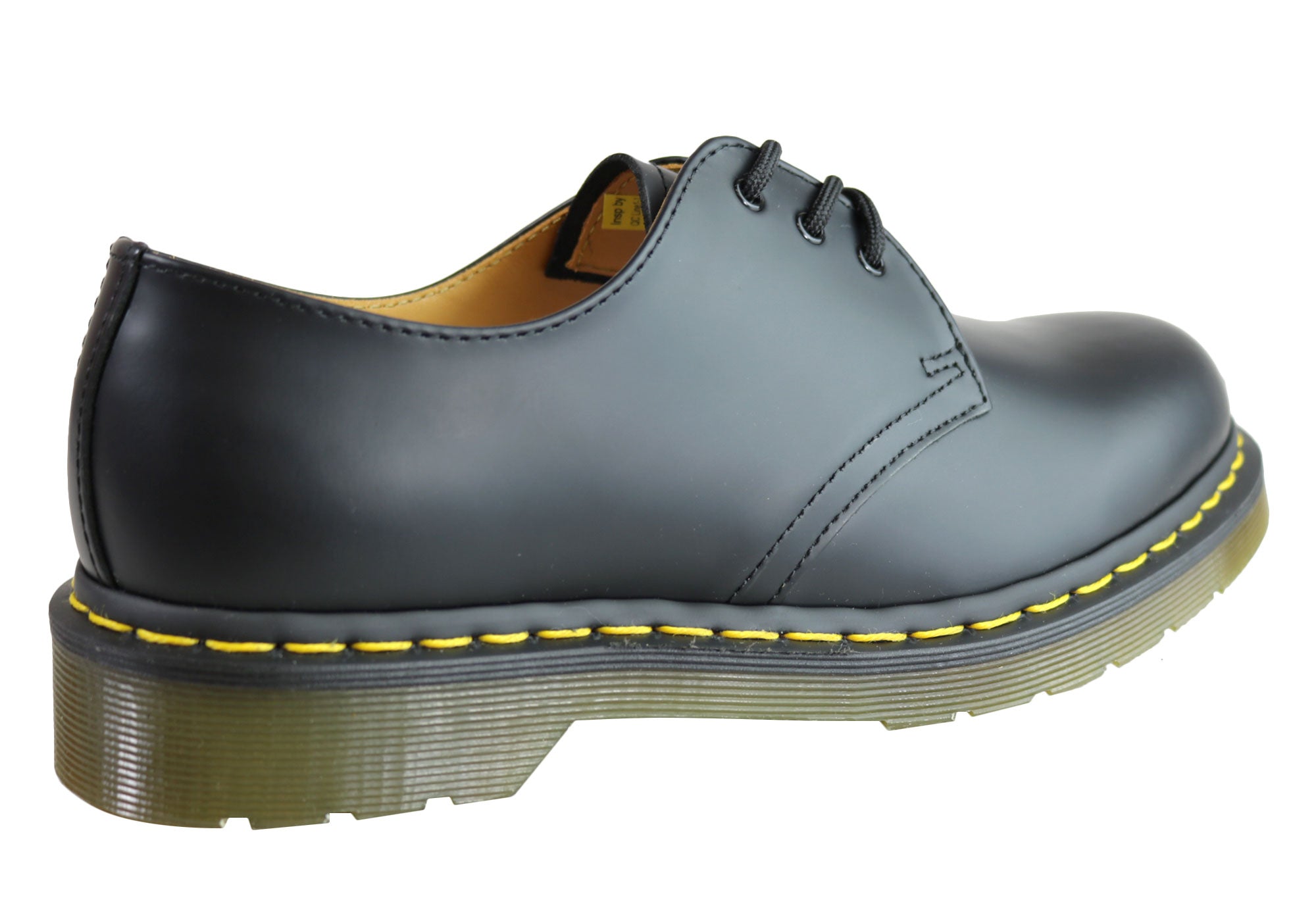 Dr. Martens 1461 Classic Black Smooth Leather Lace-Up Shoes - Unisex Comfort for Everyday Wear, Office & Casual Outfits