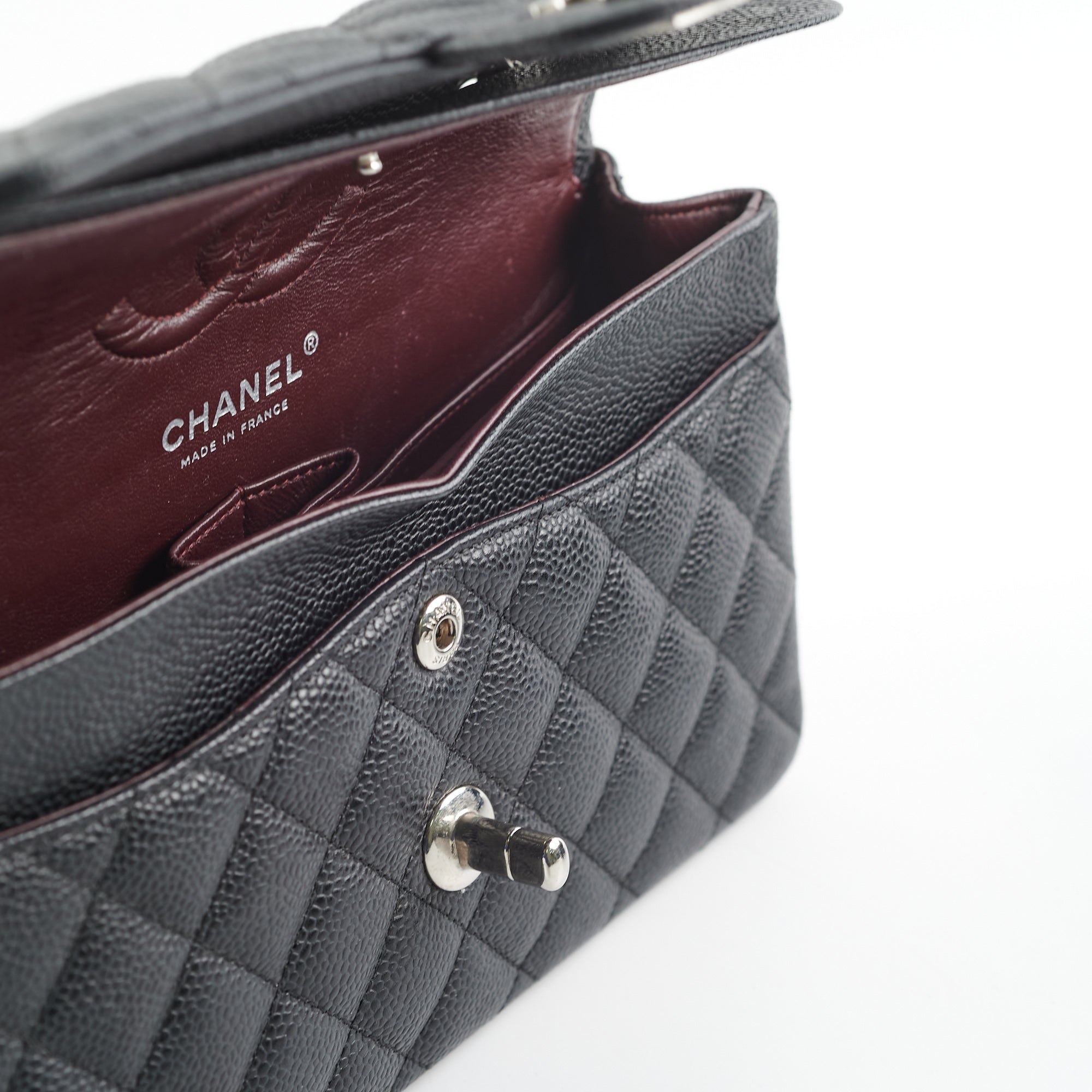 Chanel Small Caviar Classic Double Flap Bag Black 16 Series - Luxury Designer Handbag for Women, Perfect for Evening Events & Special Occasions