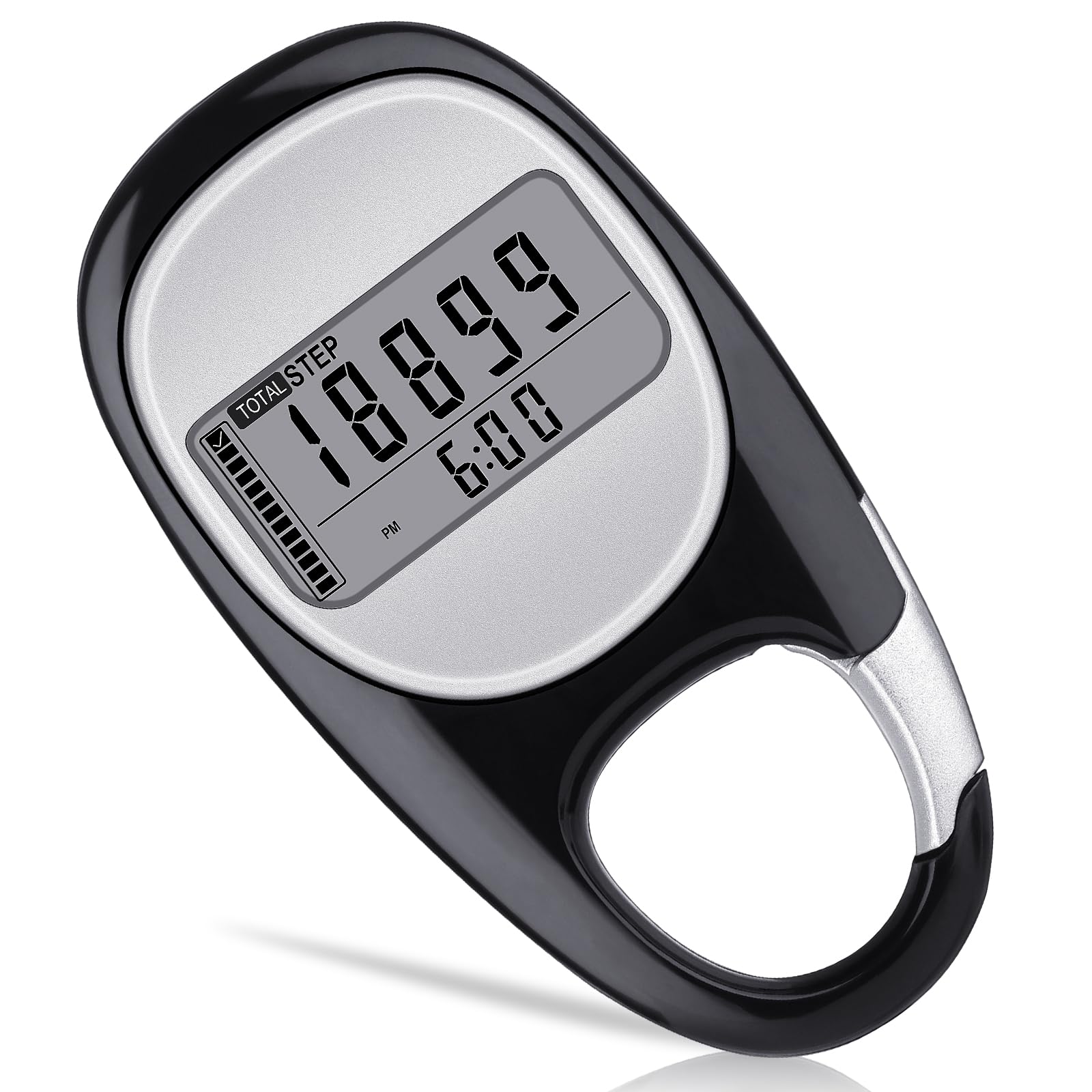 Accurate Pedometer for Walking & Step Counter - Track Distance in Miles/Km, Calories Burned, Activity Time with 7-Day Memory - Perfect for Fitness Enthusiasts & Daily Walkers
