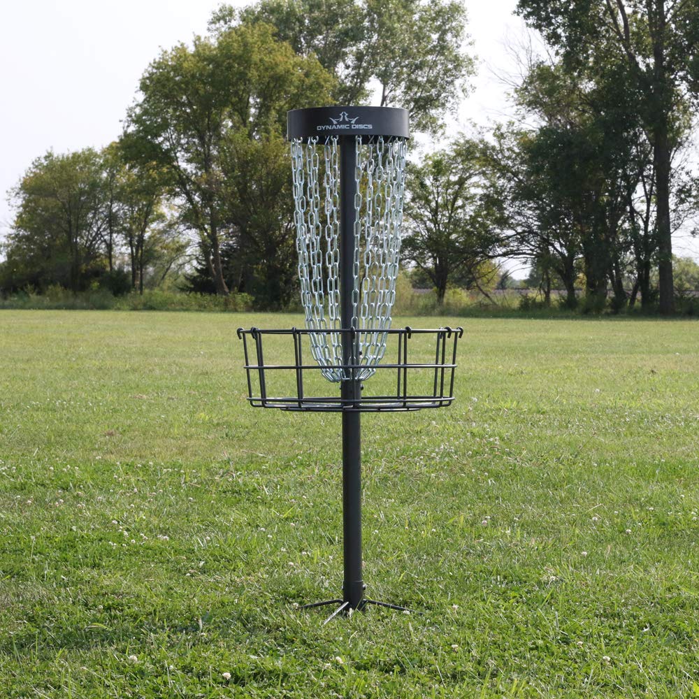 Dynamic Discs Marksman Portable Disc Golf Basket - 15-Chain Lightweight Disc Golf Target with Tension Screws for Stability | Perfect for Backyard Practice, Park Training & Tournament Play | Precision Frisbee Golf Equipment for All Skill Levels