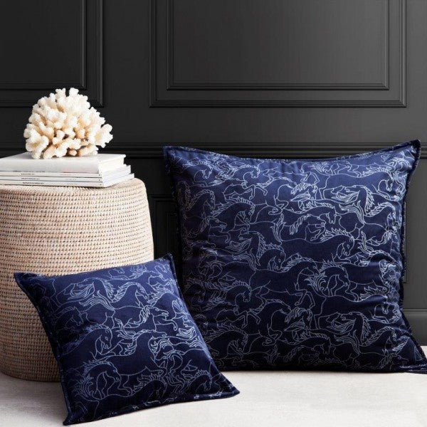 Florence Broadhurst Horses Stampede European Pillowcase - Luxury Home Decor for Bedroom & Living Room
