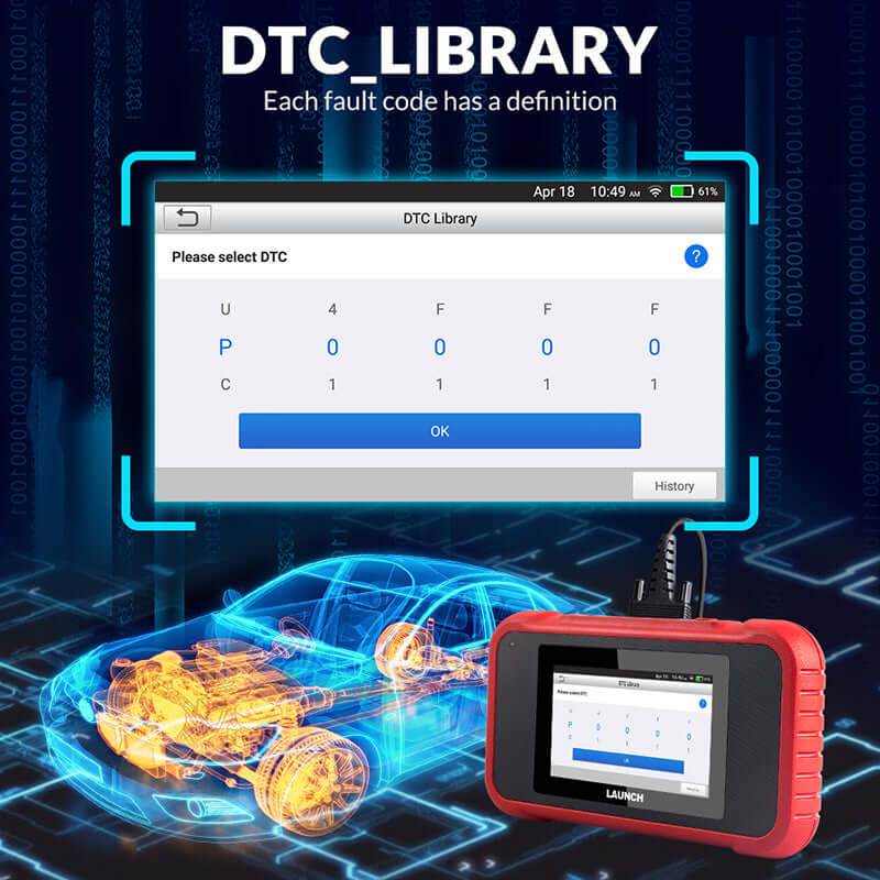 LAUNCH CRP129E OBD2 Scanner - Full System Diagnostic Tool for Engine, ABS, SRS & Transmission with 8 Reset Functions | Car Code Reader for Mechanics & DIY Auto Repair | Compatible with Most US Vehicles 1996 & Newer