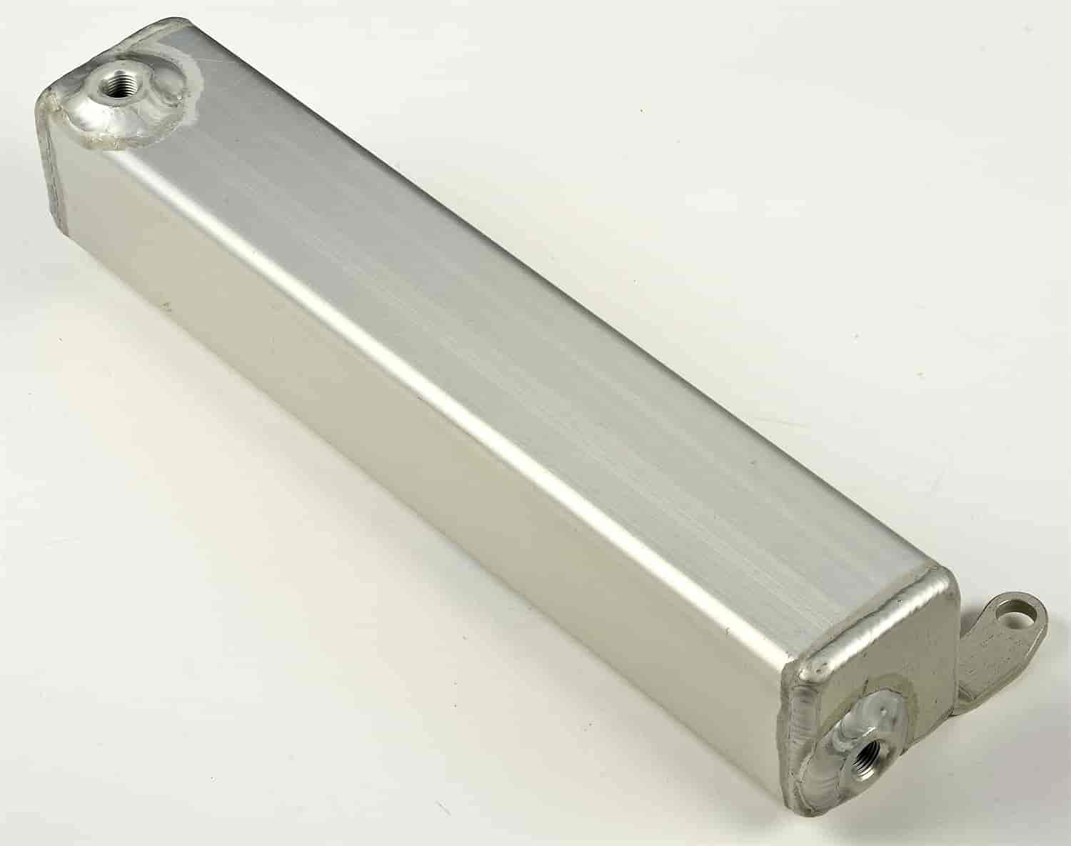 JEGS 60392 TH400 Automatic Transmission Overflow Coolant Tank - High Performance Aluminum Radiator Reservoir for Chevy, Ford, Dodge - Perfect for Racing, Off-Road & Classic Car Restoration Projects