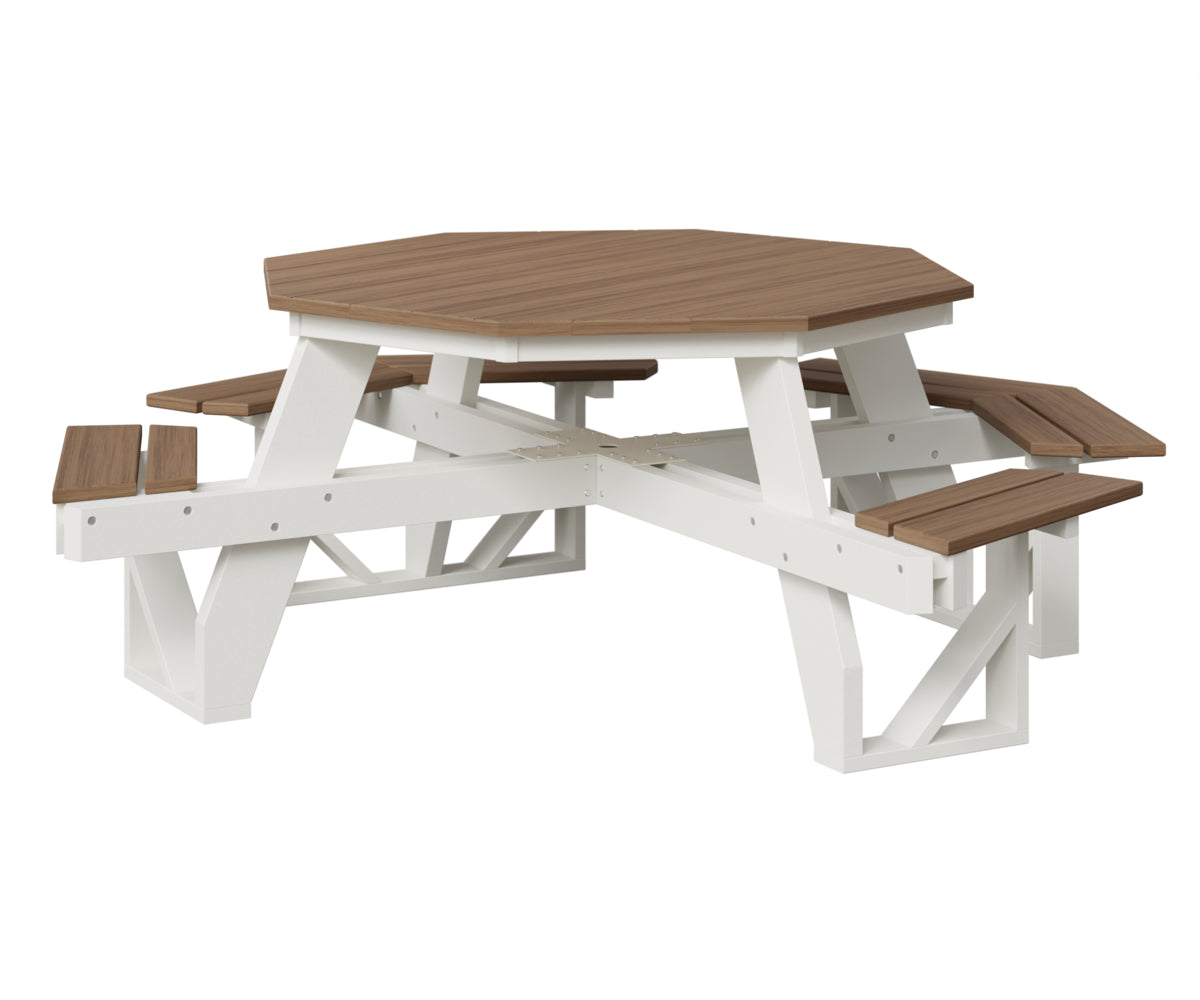 Antique Mahogany on White