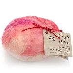 Fiat Luxe Rose Geranium Felted Soap Bar - Natural Exfoliating & Moisturizing Handmade Soap for Sensitive Skin | Perfect for Spa, Bath & Gift Sets
