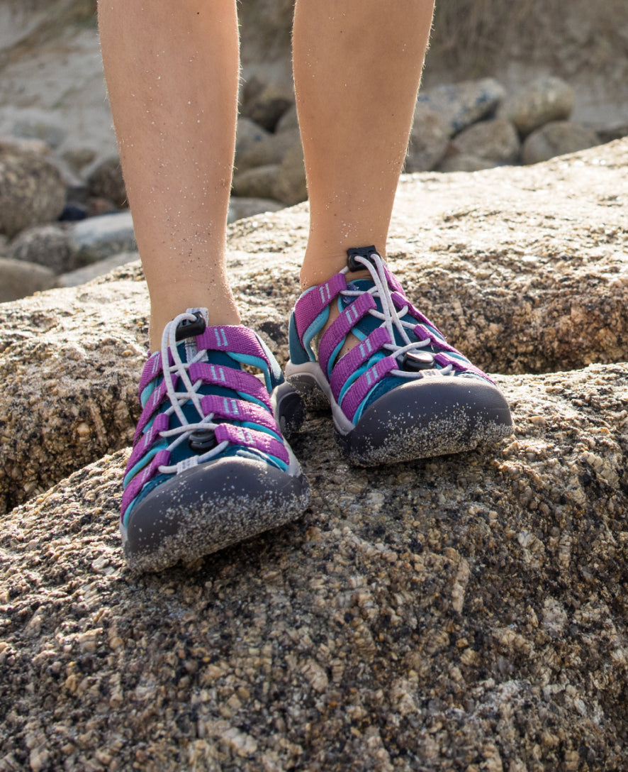 Newport Boundless Sandal for Big Kids - Comfortable Legion Blue/Willowherb Water Shoes | Perfect for Beach, Pool, and Outdoor Adventures