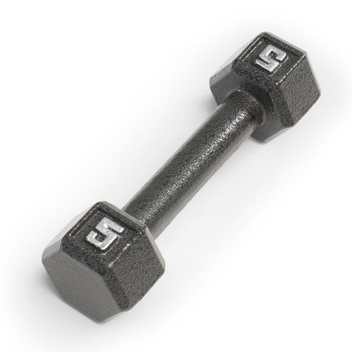 Marcy 5lb Hex Dumbbell Set - Premium Cast Iron Free Weights for Home Gym, Strength Training & Fitness Workouts - Perfect for Beginners, Weightlifting & CrossFit