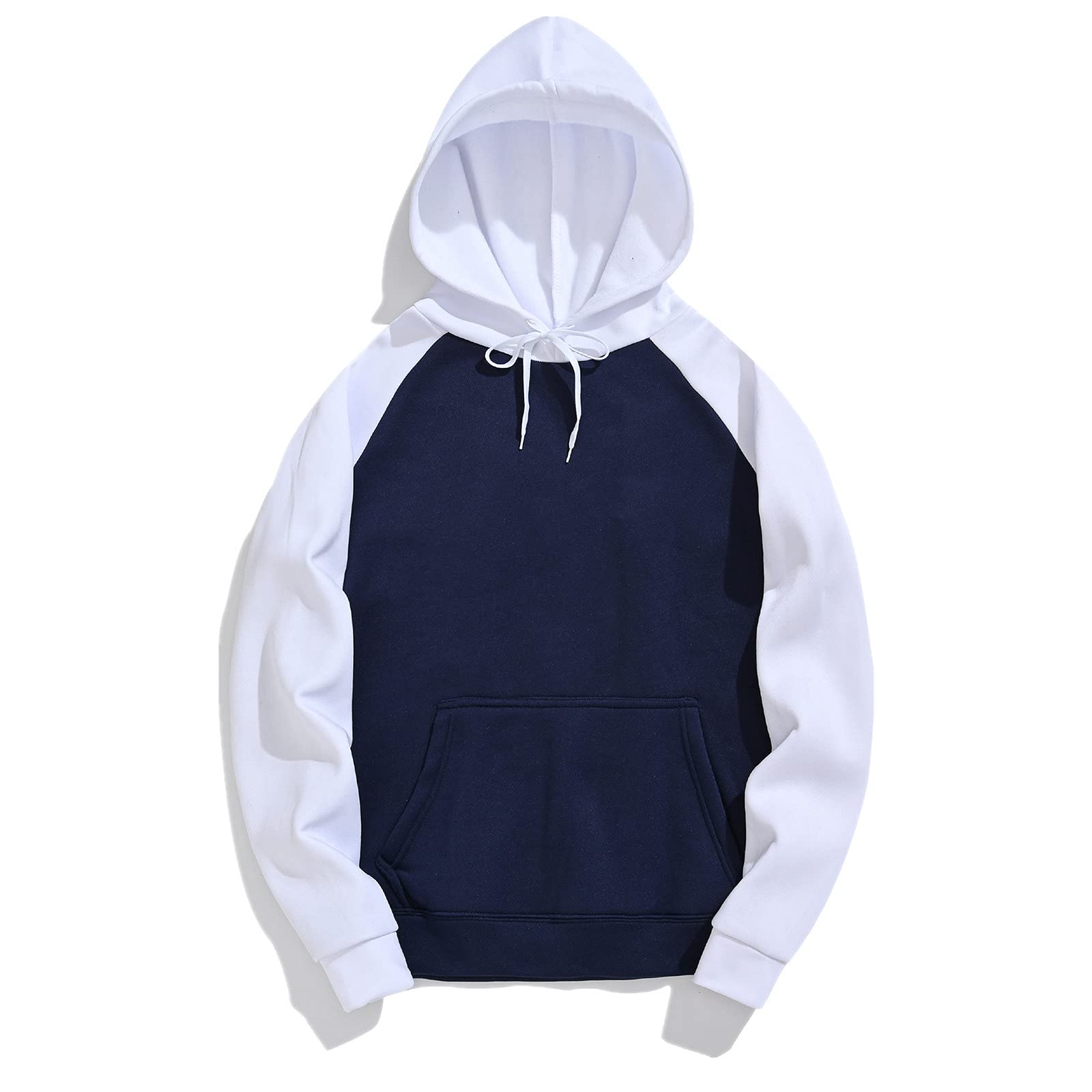 Men's Hooded Sweater Jacket - Long Sleeve Patchwork Hoodie for Winter & Autumn | Cozy Casual Wear for Outdoor Activities