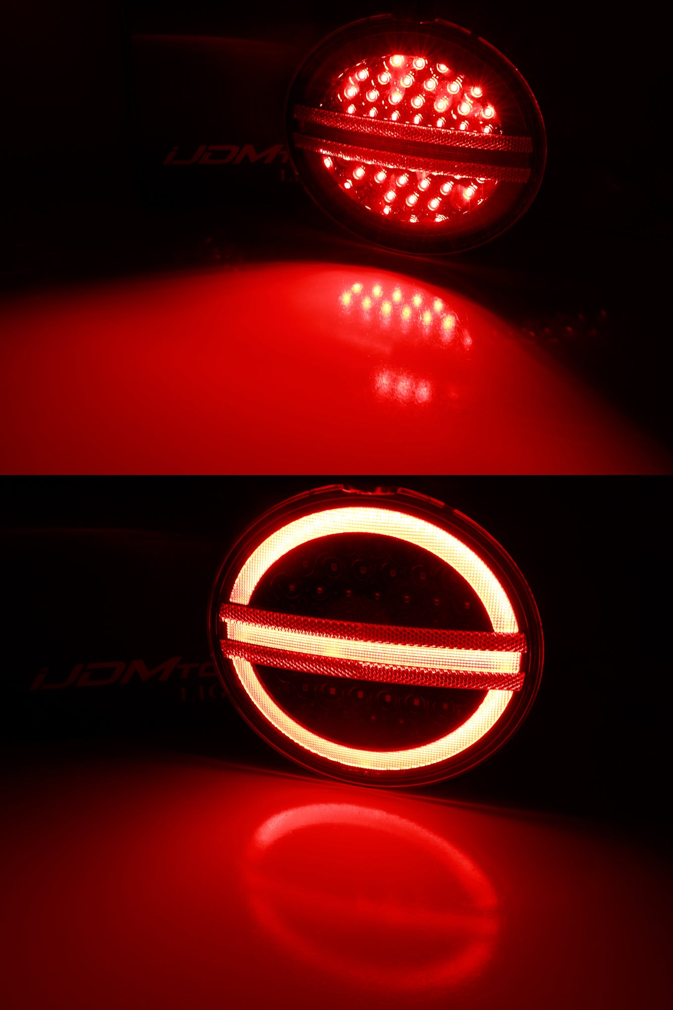 05-13 C6 Corvette LED Halo Headlights with Clear Lens & Black Housing - Laser Tail Lights for Enhanced Visibility - Perfect for Night Driving & Car Shows